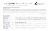 Appellate Issues September 2014 Summer Issue