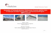 Evaluation of Portland/Limestone Performance Cements (ASTM ...