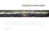 Novarum High Density WLAN Competitive Testing: Aruba, Cisco ...