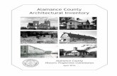 Alamance County Architectural Inventory, 2014
