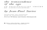 the transcendence of the ego by Jean-Paul Sartre