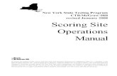 Scoring Site Operations Manual (SSOM)