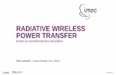 Radiative Wireless Power Transfer - driven nanoelectronics innovation