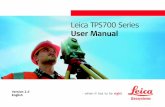 Leica TPS700 Series User Manual
