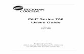 DU Series 700 User's Guide