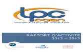 Rapport d'activité LPC Caen 2012 - 2013