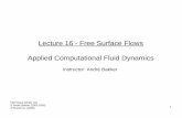 Lecture 16 - Free Surface Flows Applied Computational Fluid ...