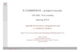 E-COMMERCE - project course - it.uu.se