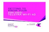 GETTING TO KNOW YOUR PRE-PAID TELSTRA WI-FI 4G