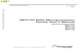 MPC750UM/D: MPC750 RISC Microprocessor Family User's Manual