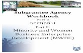 Subgrantee Agency Workbook - Part I: Section 3 and Part II
