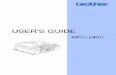 Users Manual For MFC – 240C