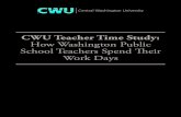 CWU Teacher Time Study: How Washington Public School ...
