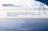 Real-Time Application of Synchrophasors for Improving Reliability