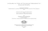 A Study on FEA of Torsion Study on FEA of Torsional Vibration in ...