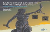 Enforcement actions in the banking industry