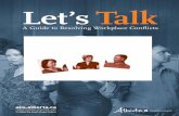 Let's Talk: A Guide to Resolving Workplace Conflicts
