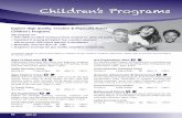 Children's Programs Children's Programs