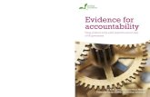 Evidence for accountability: using evidence in the audit, inspection ...