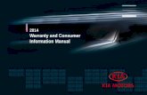 2014 Warranty and Consumer Information Manual - Kia