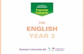 Rising Stars Progression Framework for English, Year 3