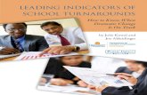 Leading Indicators of School Turnarounds: How to Know When ...