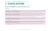 Topic 1 example answers
