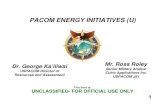PACOM Energy Initiatives (U).