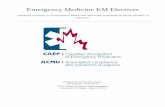 Emergency Medicine EM Electives