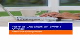 Format Description SWIFT MT940