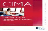 CIMA C4 Fundamentals of Business Economics Practice Revision