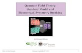 Quantum Field Theory: Standard Model and Electroweak Symmetry ...