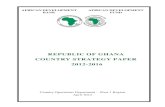2012-2016 - Ghana - Country Strategy Paper