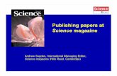Publishing Papers at Science Magazine (PDF)
