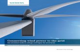 Connecting wind power to the grid