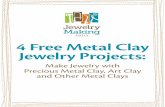 4 Free Metal Clay Jewelry Projects