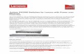 Juniper EX2300 Switches for Lenovo with Power over Ethernet