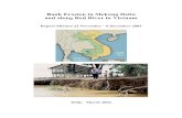 Bank Erosion in Mekong Delta and along Red River in Vietnam