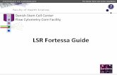 LSR Fortessa Guide