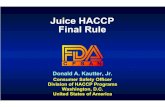 Juice HACCP Final Rule - TCJJP