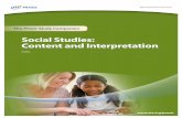 Social Studies: Content and Interpretation (5086)