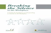 Breaking the Silence in the Workplace