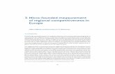 3 Micro-founded measurement of regional competitiveness in Europe
