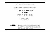 Tax Laws and Practice (based on Finance Act, 2015)