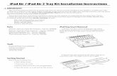 iPad Air / iPad Air 2 Tray Kit Installation Instructions