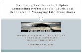 Exploring Resilience in Filipino Counselling Professionals