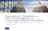Operations, Compliance, and Accountability in Corporate Political ...