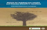 Manual for building tree volume and biomass allometric equations ...