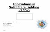 Innovations in Solid State Lighting