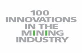 100 INNOVATIONS IN THE MINING INDUSTRY
